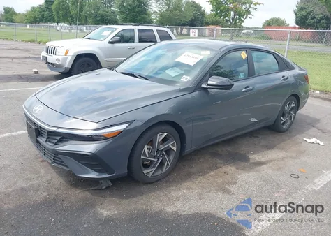 2025 Hyundai Elantra Sel Sport from USA, damaged, VIN KMHLM4DG8SU863846